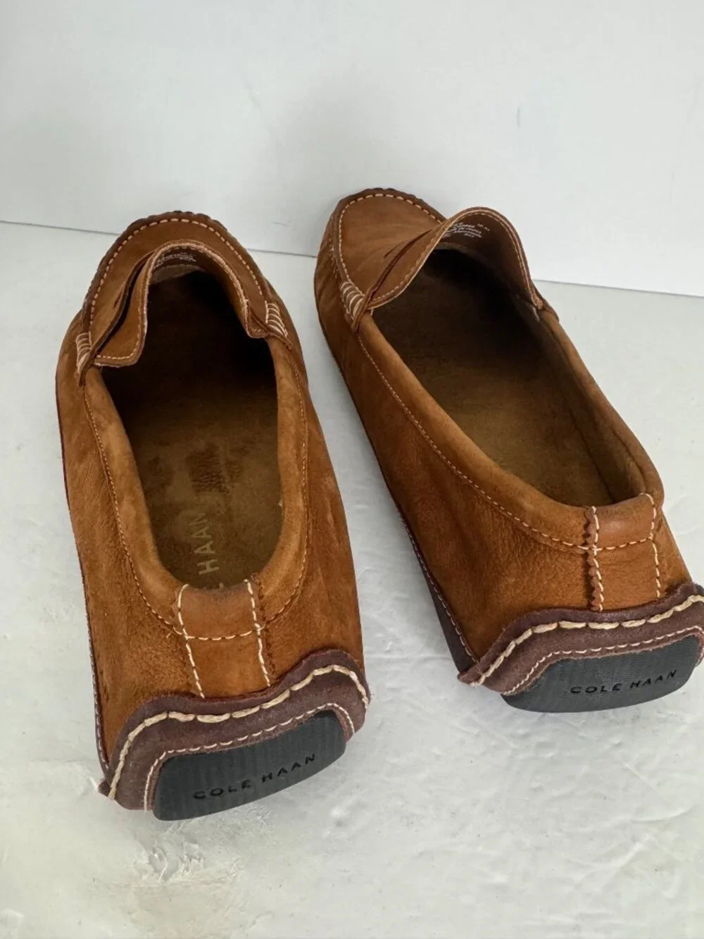 New Cole Haan Wyatt Penny Driver Suede Moccasins Men's 10